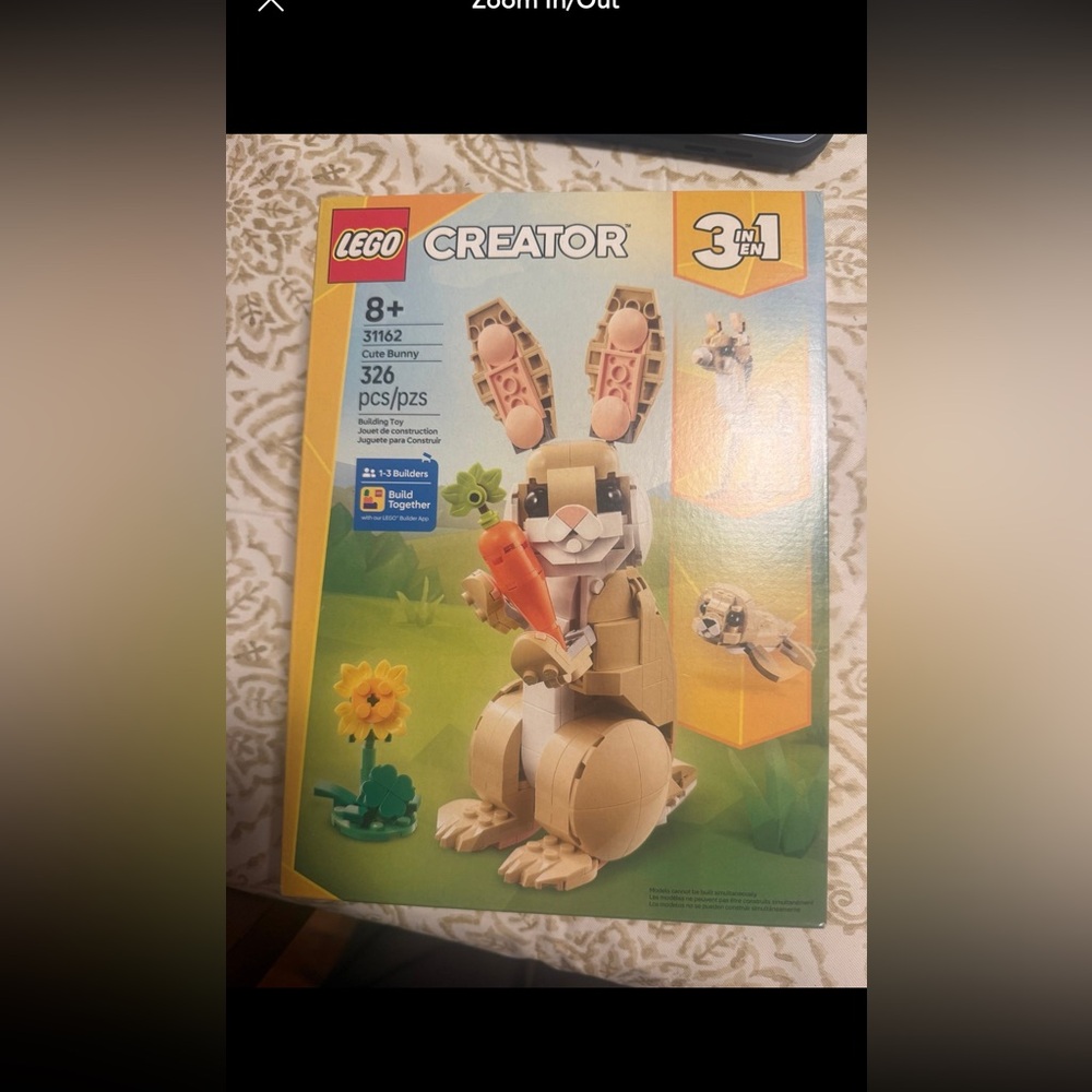 Lego creator 3-1 bunny new